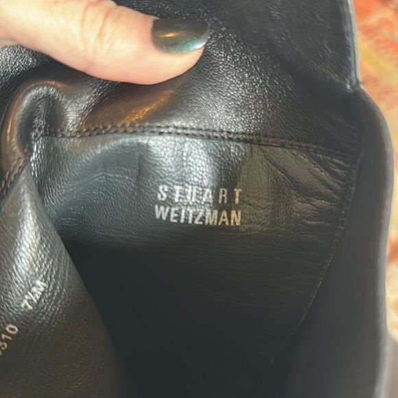 Stuart Weitzam Over Knee Leather Boots - Picture 8 of 8